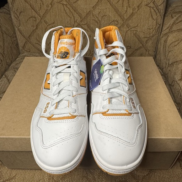 New Balance 650R Canyon Gold White High‎ Top Sneakers - BB650RCL Size 7D - Picture 5 of 10